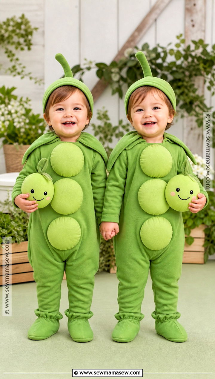 Two Peas In A Pod Twin Costume - 30 twins halloween costumes