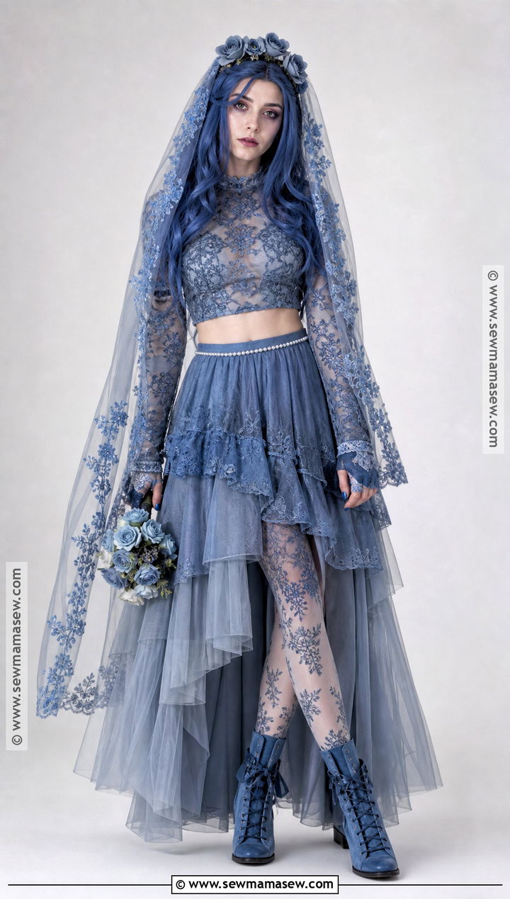 Two Piece Corpse Bride Costume - 50 corpse bride costume ideas