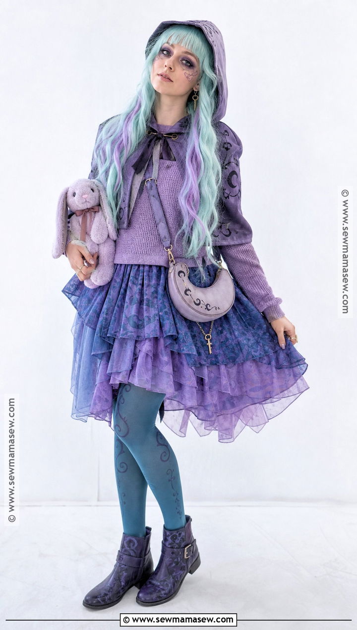 Twyla Boogeyman Costume With Purple Sweater - 50 monster high costume ideas