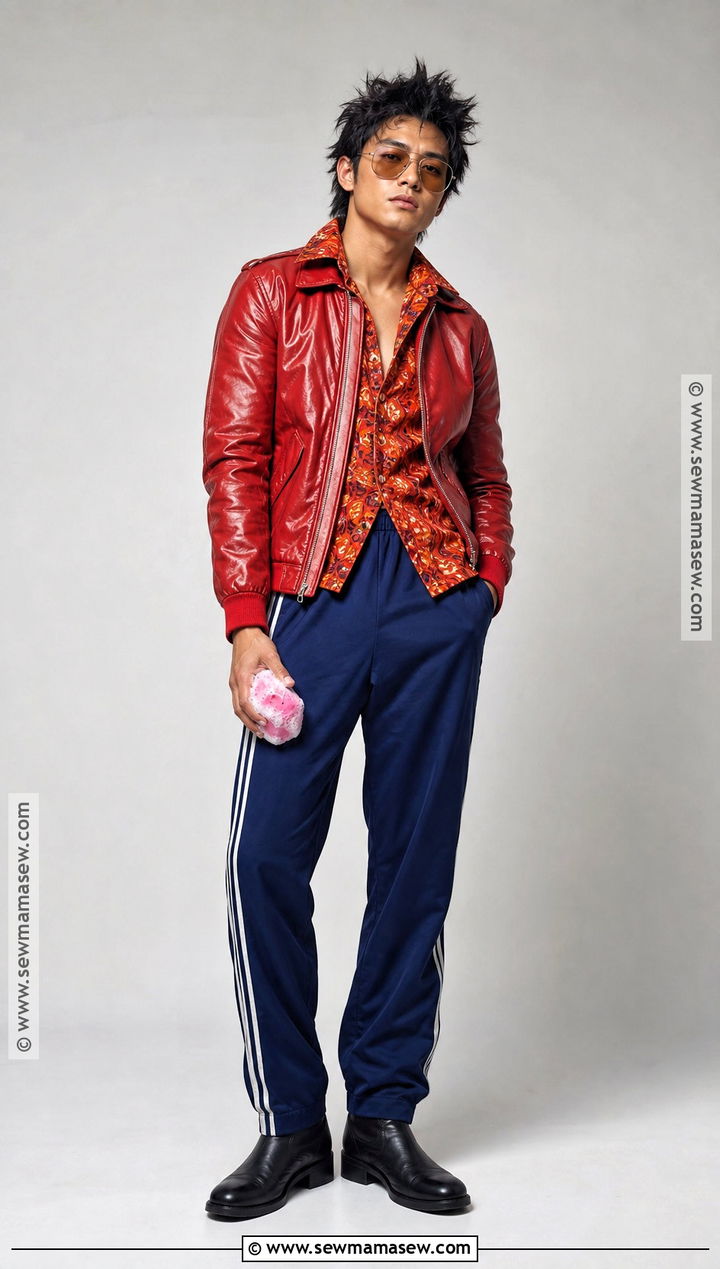 Tyler Durden Costume With Blue Track Pants - 40 tyler durden costume ideas