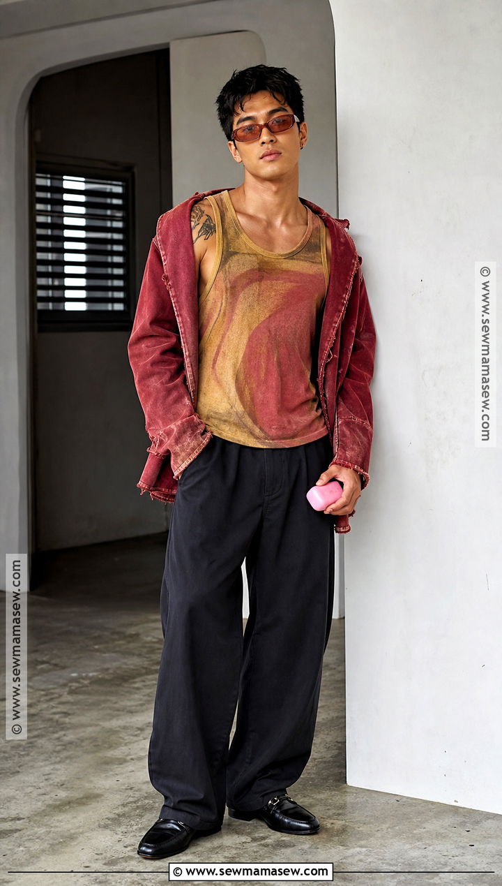 Tyler Durden Costume With Graphic Tank Top - 40 tyler durden costume ideas