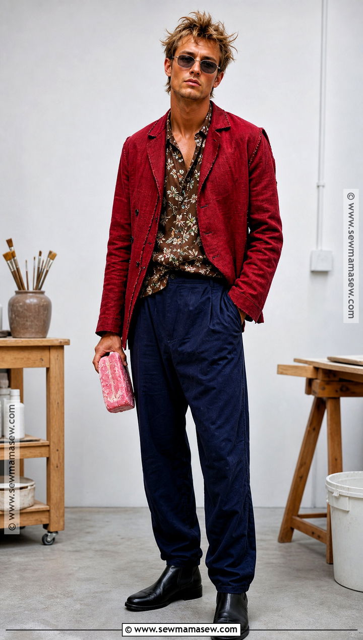Tyler Durden Costume With Handmade Red Jacket - 40 tyler durden costume ideas