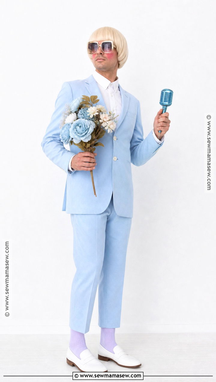 Tyler The Creator Pastel Suit Costume - 35 rapper halloween costume ideas