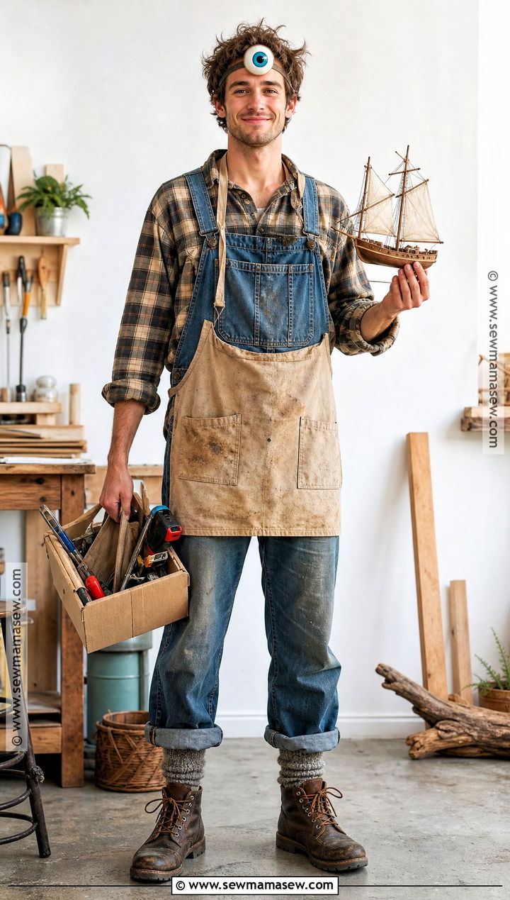 Tyson Cyclops Costume With Work Overalls - 30 percy jackson costume ideas