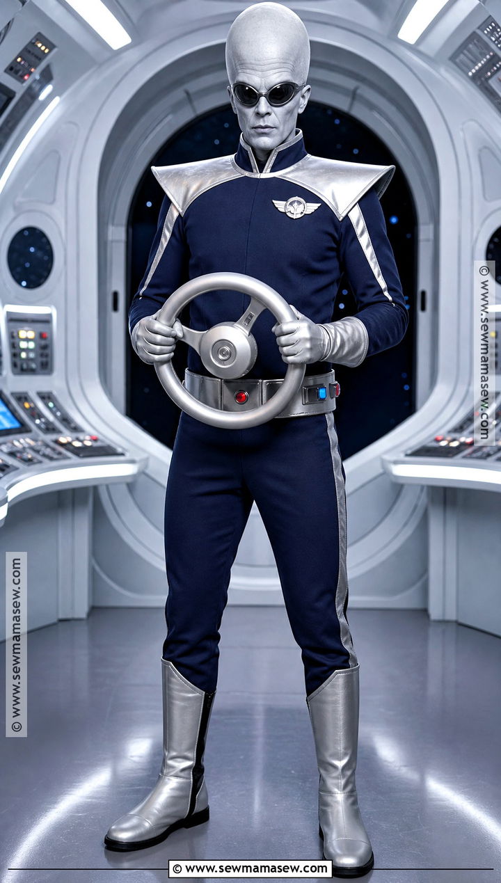 UFO Pilot Alien Costume - 30 Alien Costume Ideas for Men