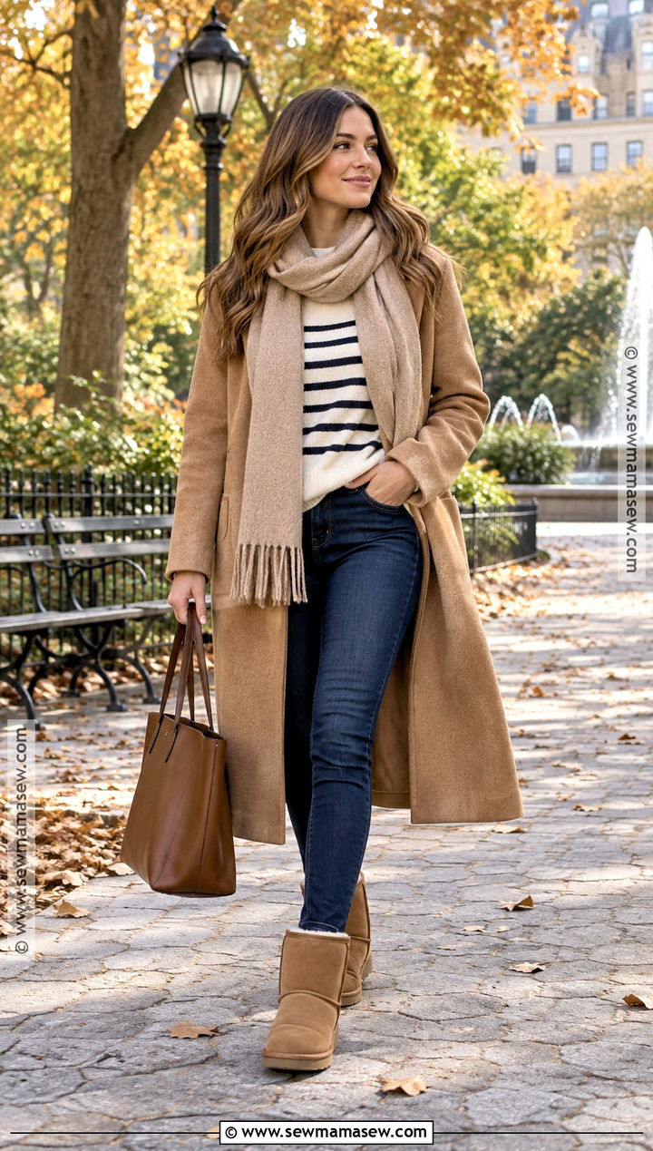 UGG Classic Boots With Skinny Jeans - 20 autumn outfits uggs