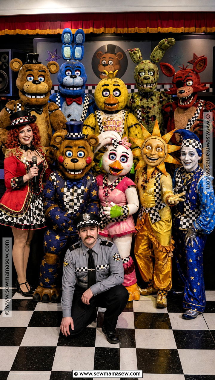 Ultimate FNAF Character Group Costume - 30 fnaf group costume ideas