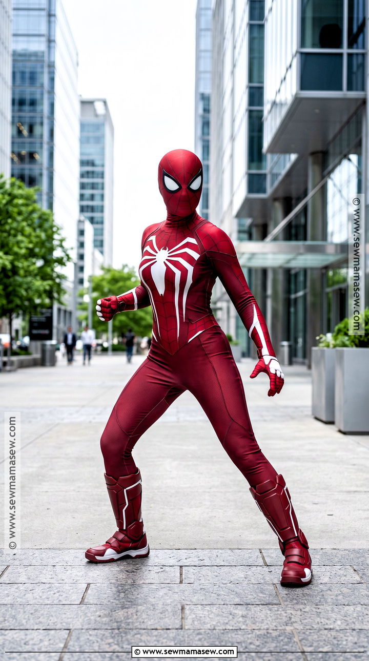 Ultimate Jessica Drew Red And White Cosplay - 30 spiderwoman cosplay ideas