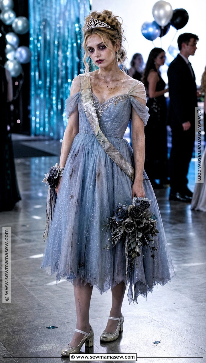 Undead Prom Queen Costume - 40 scary halloween costume ideas
