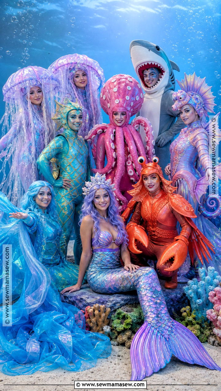 Under The Sea Team Costume - 35 team costume ideas