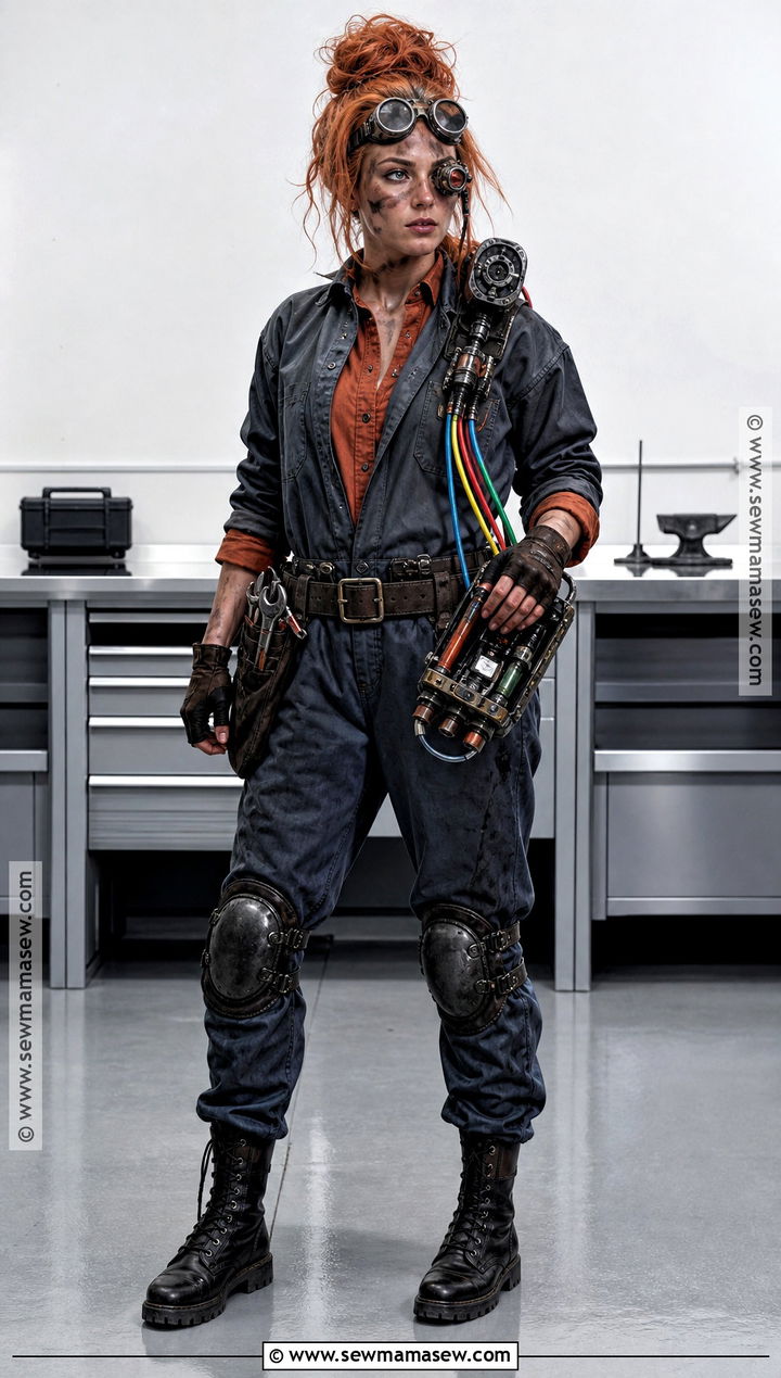 Underground Mechanic Cyberpunk Cosplay - 35 cyberpunk cosplay ideas