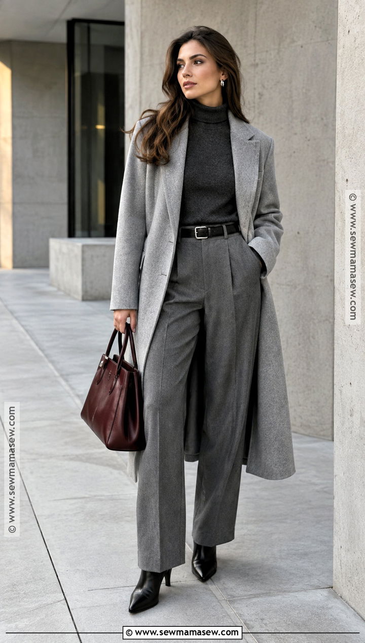Underworld Gray Autumn Monochrome Outfit - 15 autumn fashion color trends