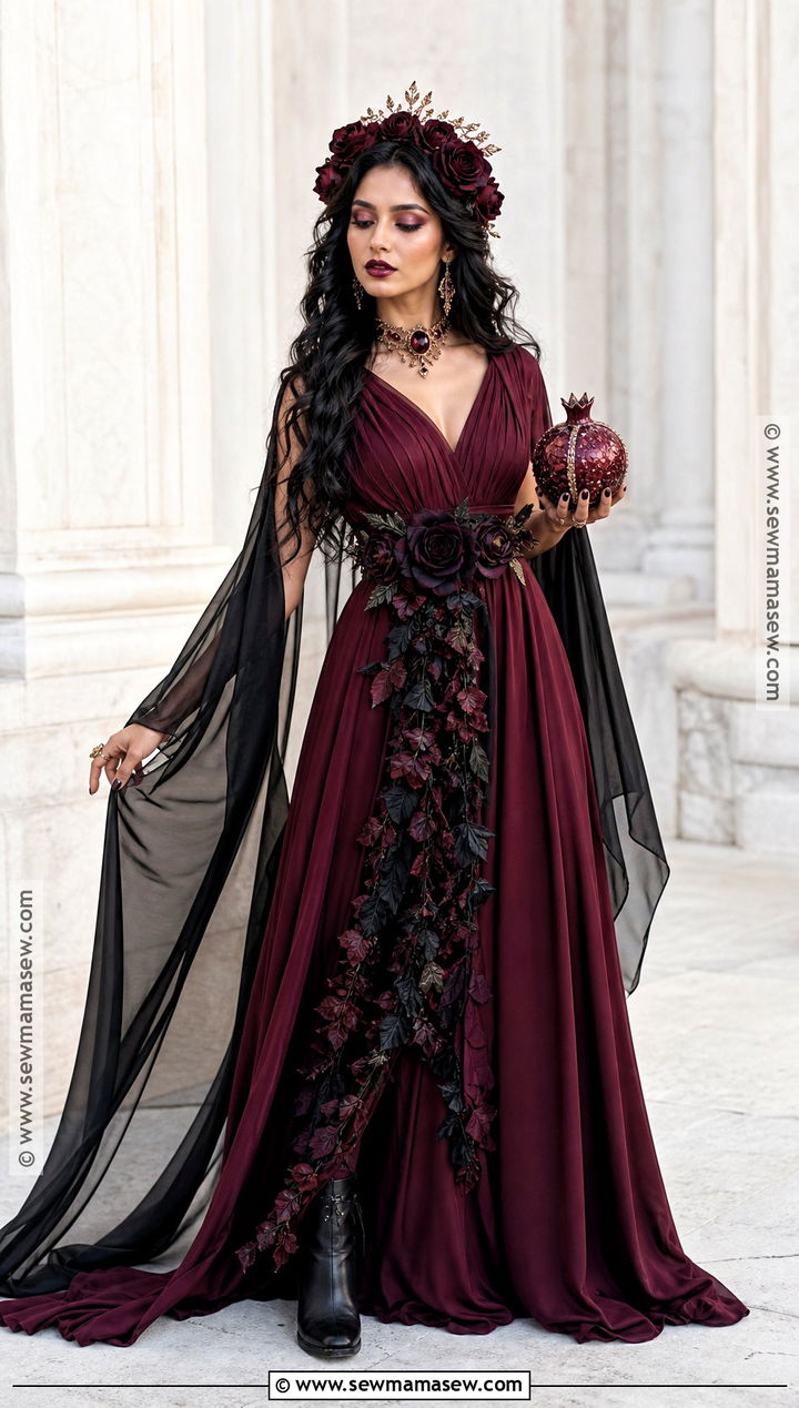 Underworld Persephone Costume - 40 greek goddess halloween costume ideas