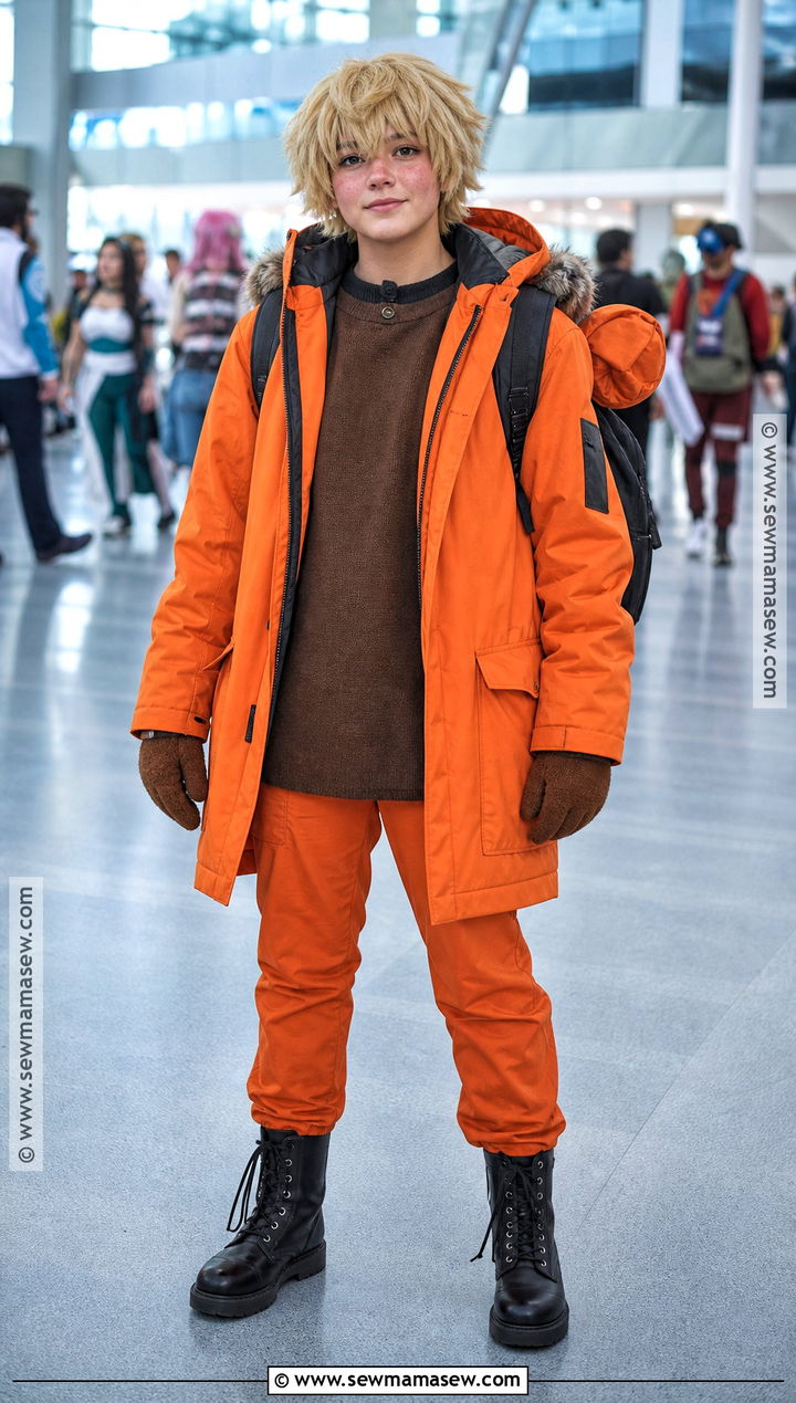Unhooded Kenny Cosplay With Blonde Wig - 30 Kenny Cosplay Ideas