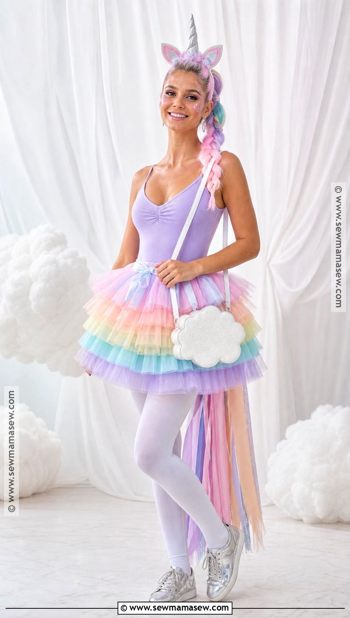 Unicorn Costume With Pastel Tutu - 50 cute halloween costumes