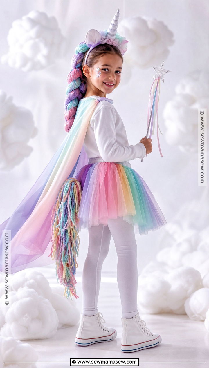 Unicorn Costume With Pastel Tutu - 30 costumes for kids