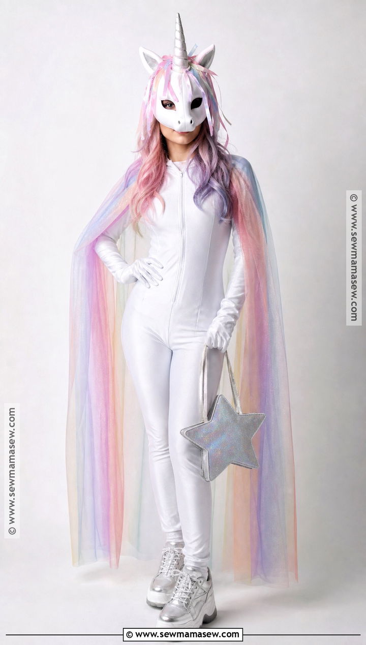Unicorn Halloween Mask Costume - 40 halloween mask ideas