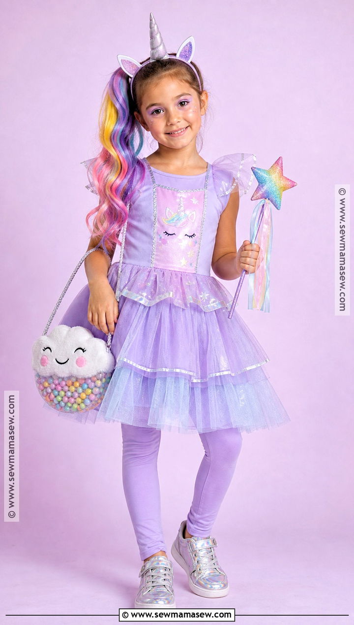 Unicorn Princess Costume - 35 girls halloween costumes for kids
