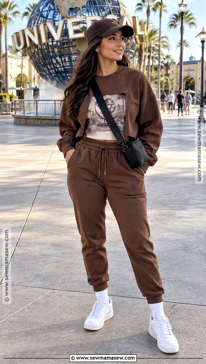 Universal Studios Matching Sweat Set Outfit - 20 Universal Studios Outfit Fall Ideas