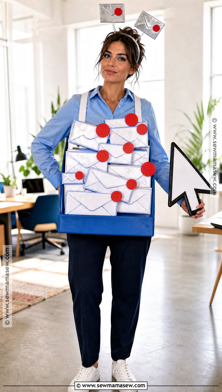 Unread Email Inbox Costume - 30 Niche Halloween Costume Ideas
