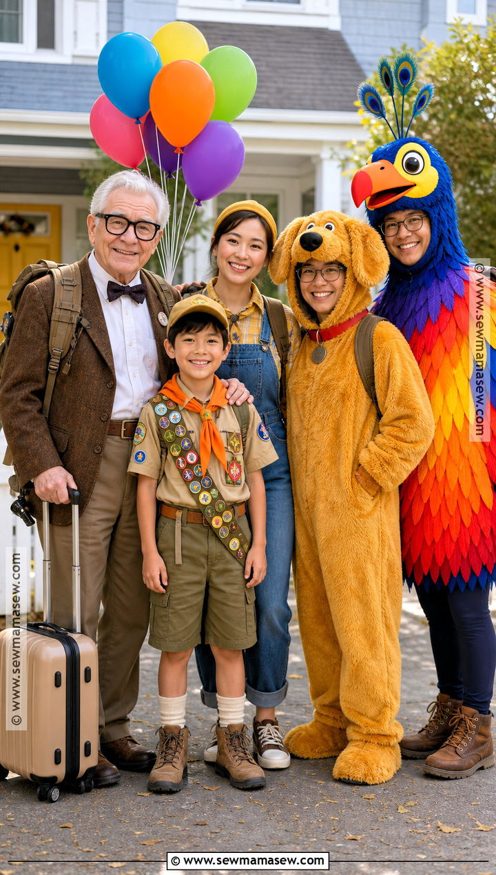 Up Family Costume - 35 disney family costumes