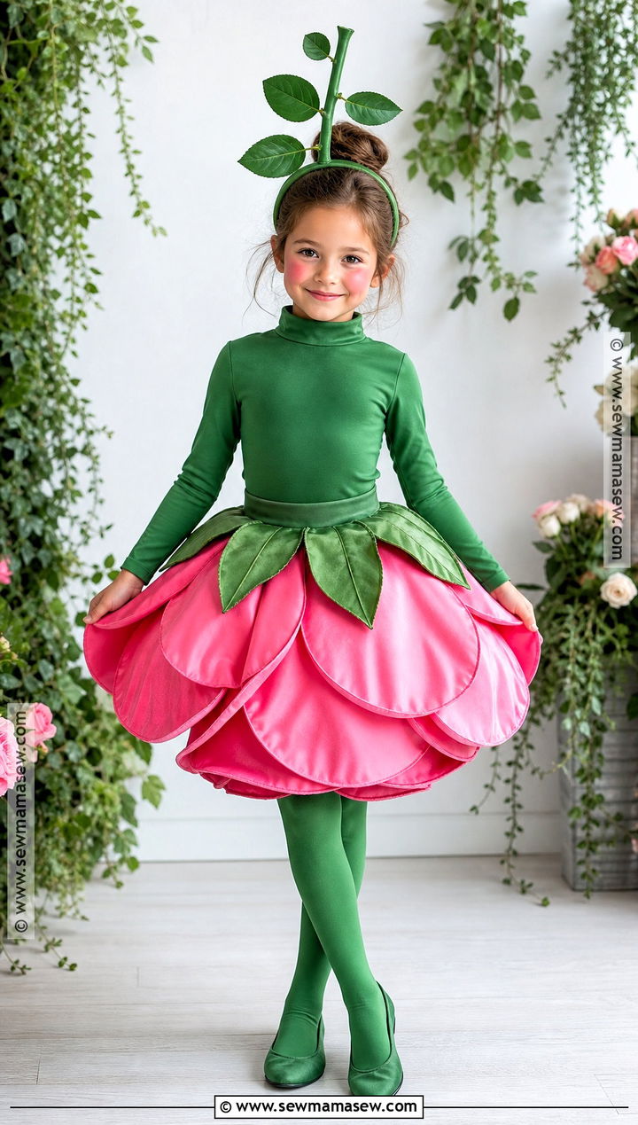 Upside Down Rose Costume - 30 rose costume ideas