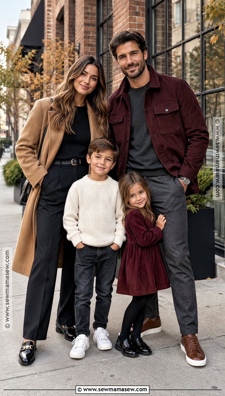 Urban Fall Family Photo Outfits - 25 fall family photo outfits