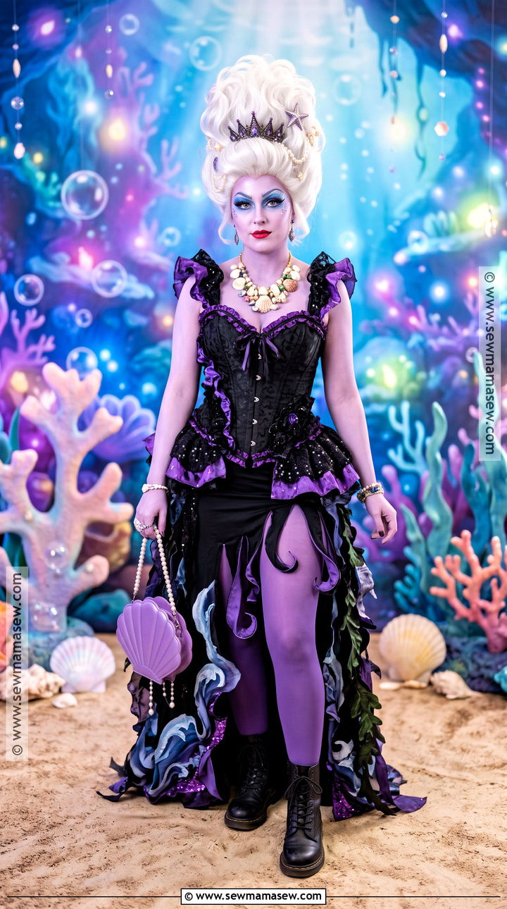 Ursula Costume With Black Dress - 30 costumes with black dress