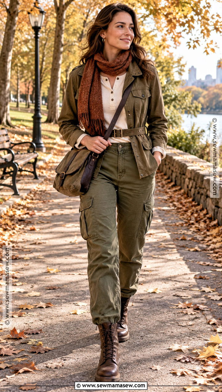 Utility Autumn Outfit - 20 autumn fashion aesthetic ideas
