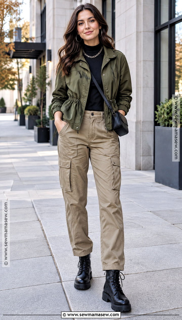 Utility Jacket And Cargo Pants Fall Outfit - 15 Fall Street Fashion Ideas 2026