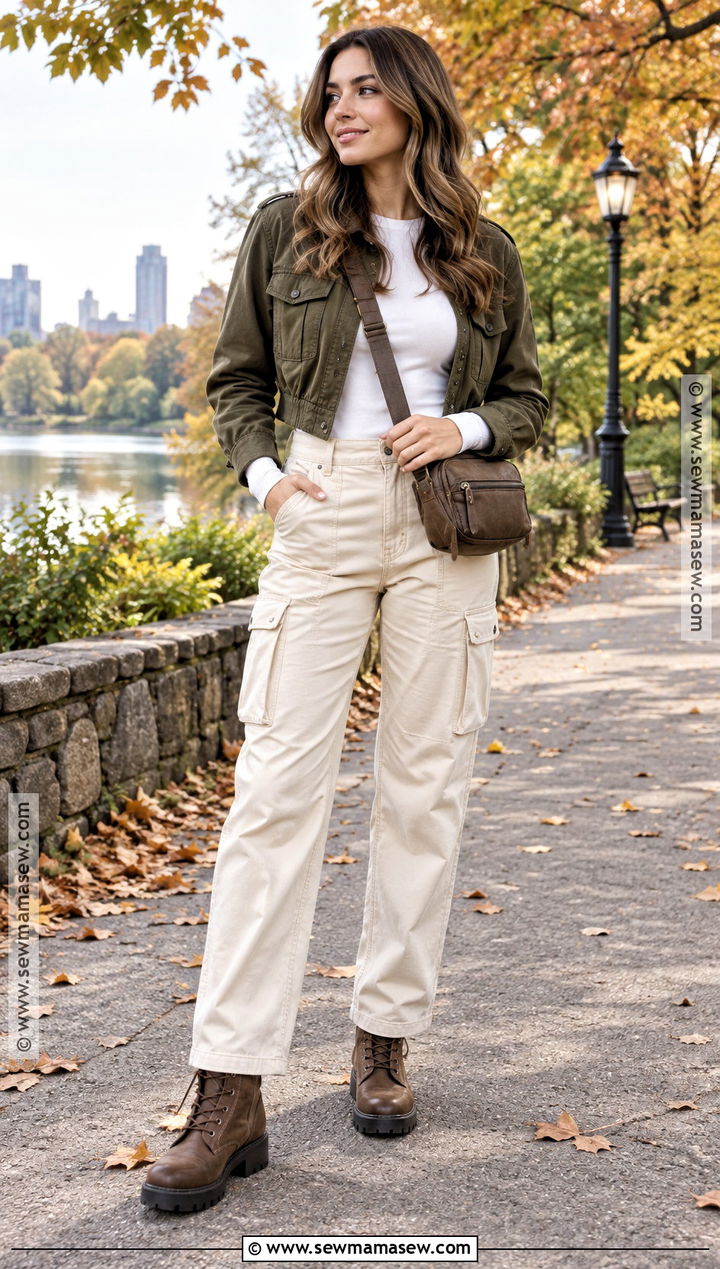 Utility Jacket And Cargo Pants Fall Outfit - 15 fall outfit 2026 ideas for women