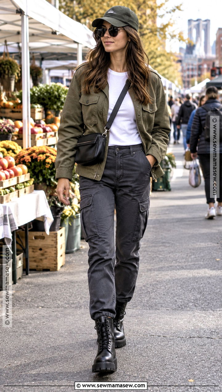 Utility Jacket And Cargo Pants Outfit - 15 new york street style fall ideas 2026