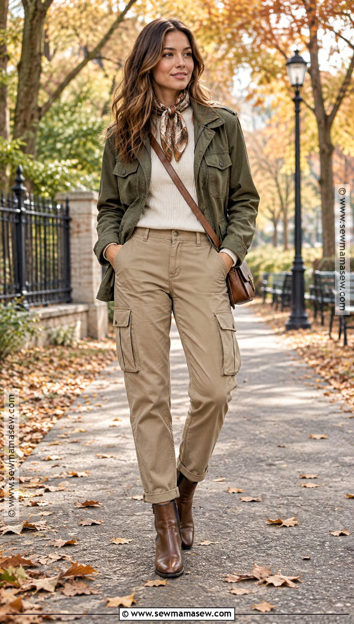 Utility Jacket And Cargo Pants Outfit - 20 2026 Fall Winter Fashion Trends