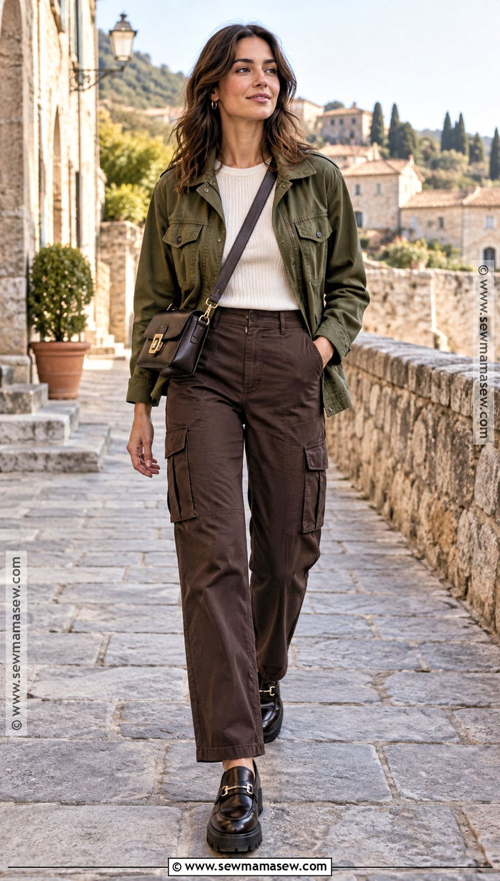 Utility Jacket And Cargo Pants Outfit - 15 autumn looks 2026 for women