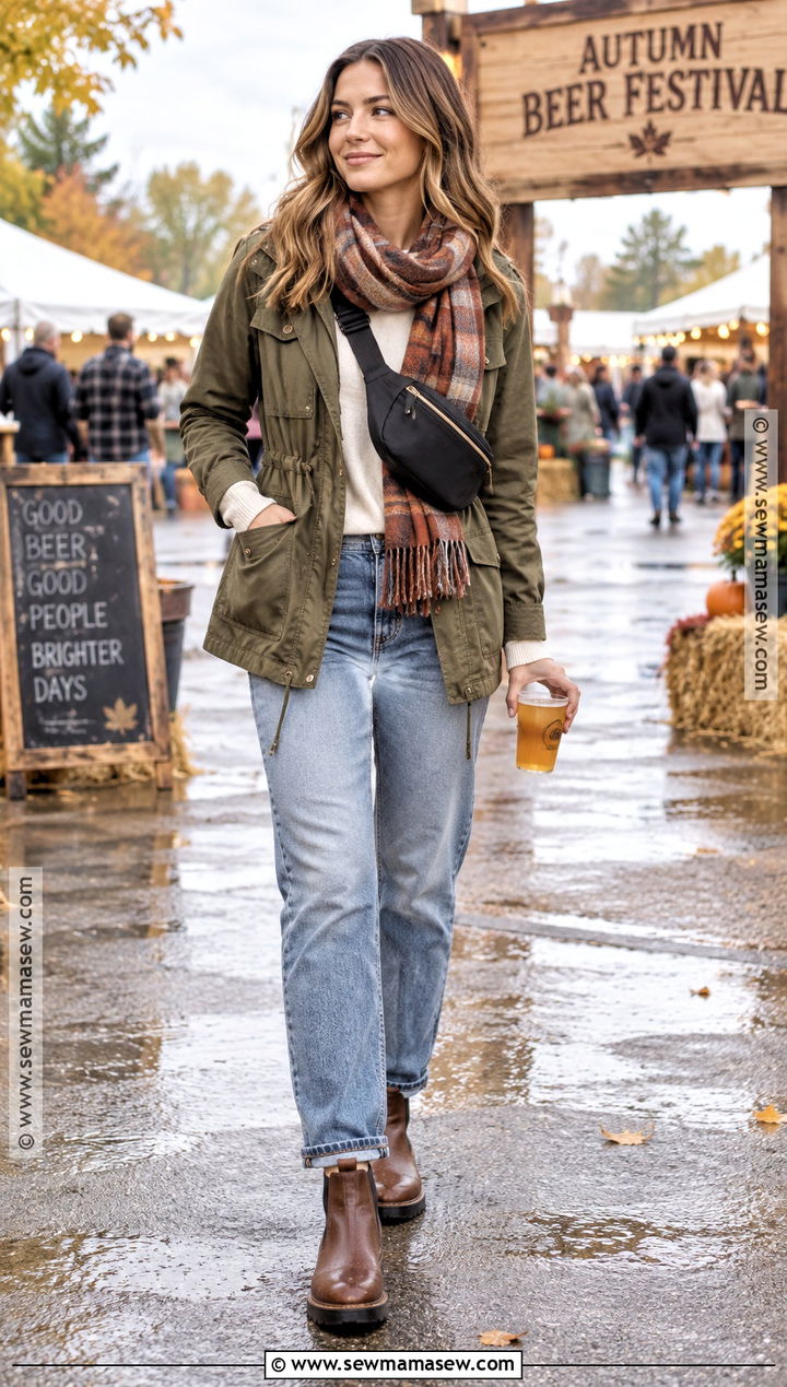 Utility Jacket Beer Festival Outfit - 15 fall beer festival outfit ideas