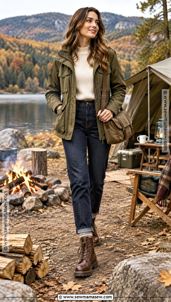 Utility Jacket Campfire Outfit - 20 Campfire Outfit Fall Ideas