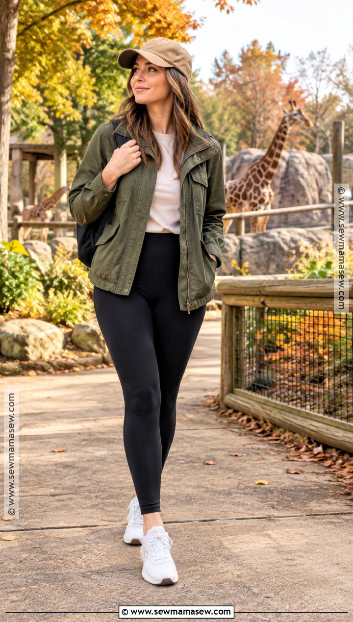 Utility Jacket Fall Zoo Outfit - 25 zoo outfit fall ideas