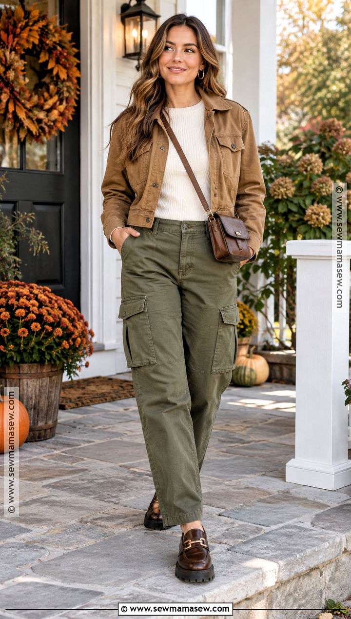 Utility Jacket and Cargo Pants Thanksgiving Outfit - 20 thanksgiving outfit with pants