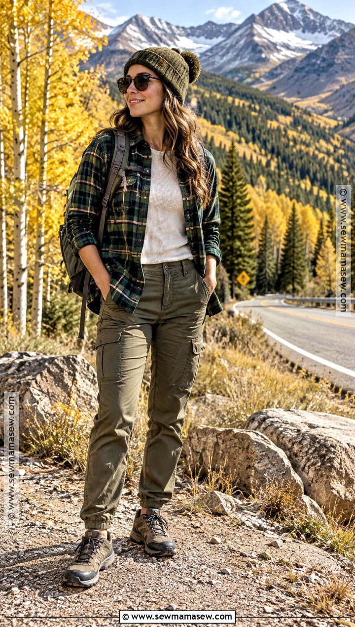 Vail Fall Flannel And Cargo Pants Outfit - 15 vail colorado fall outfits