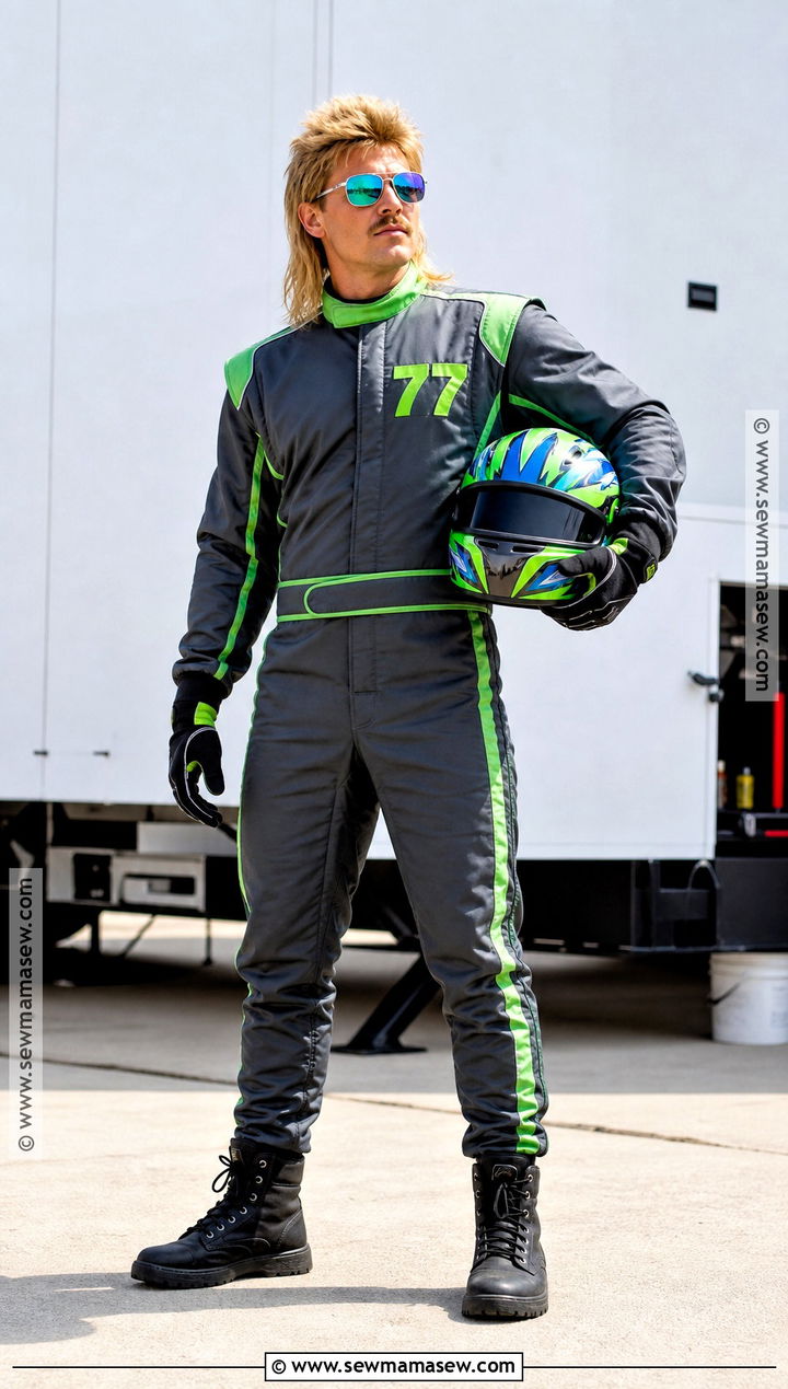 Valtteri Bottas Mullet Driver Costume - 30 F1 Driver Halloween Costume Ideas