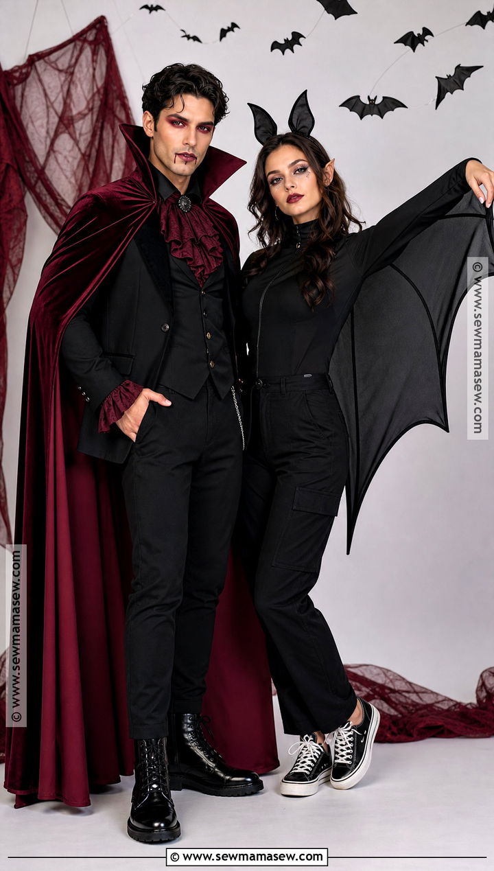 Vampire And Bat Costume - 30 two person costume ideas