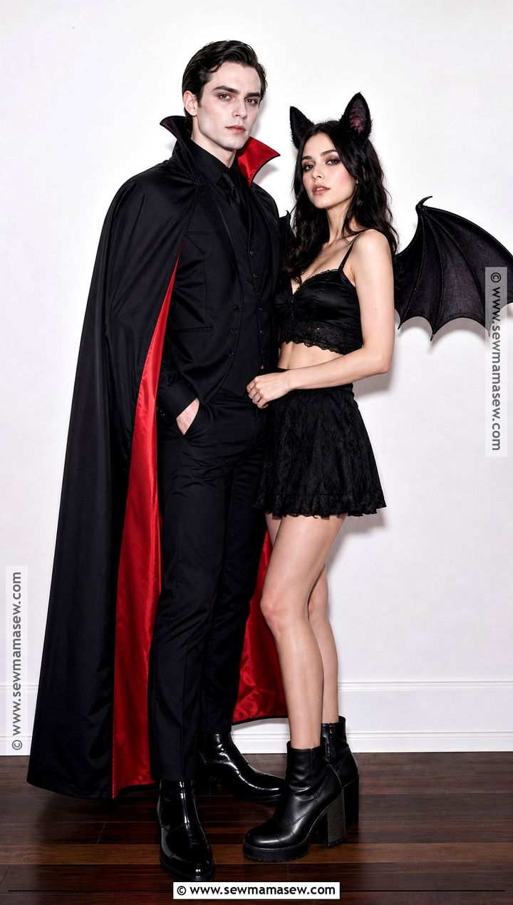 Vampire And Bat Costume - 30 2 ppl halloween costumes