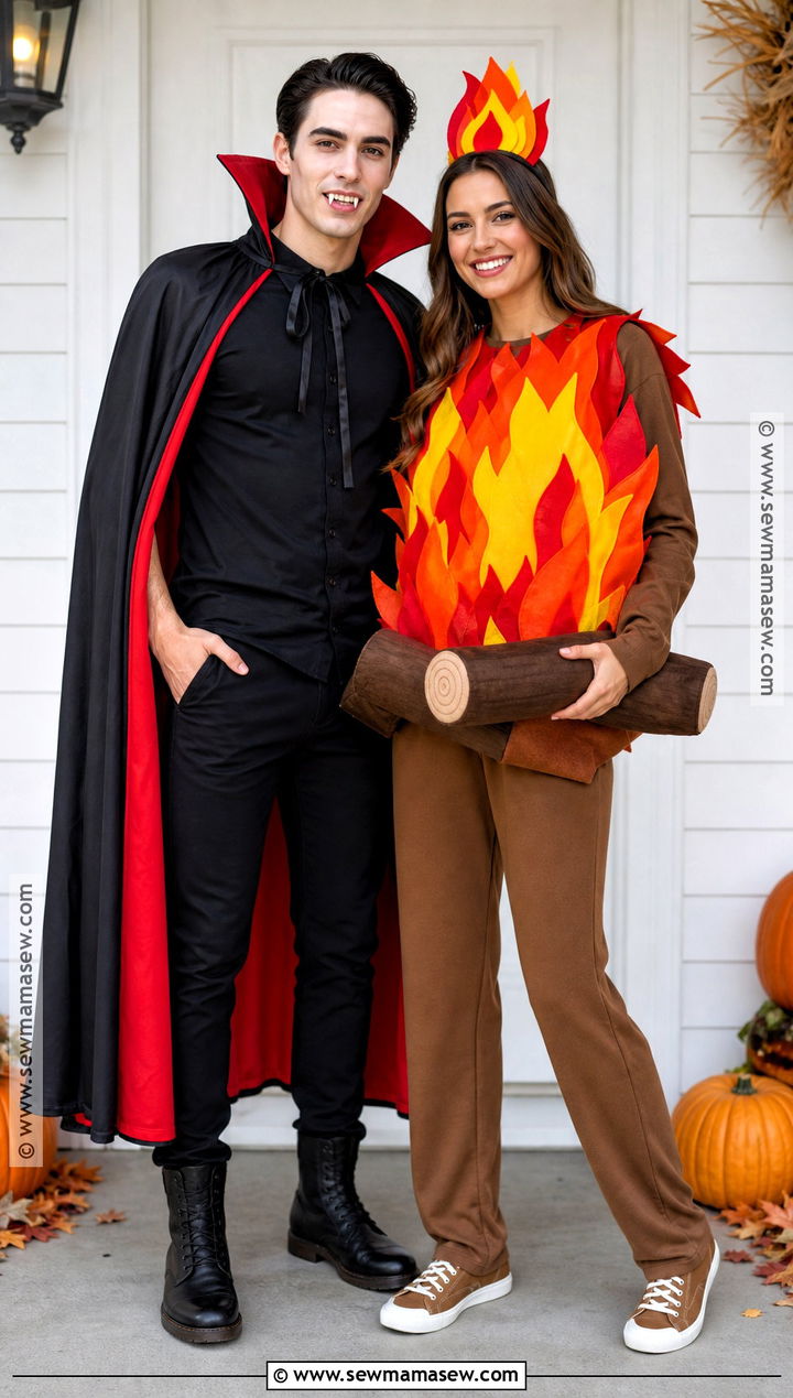 Vampire And Campfire Rhyming Costume - 30 Rhyming Costumes