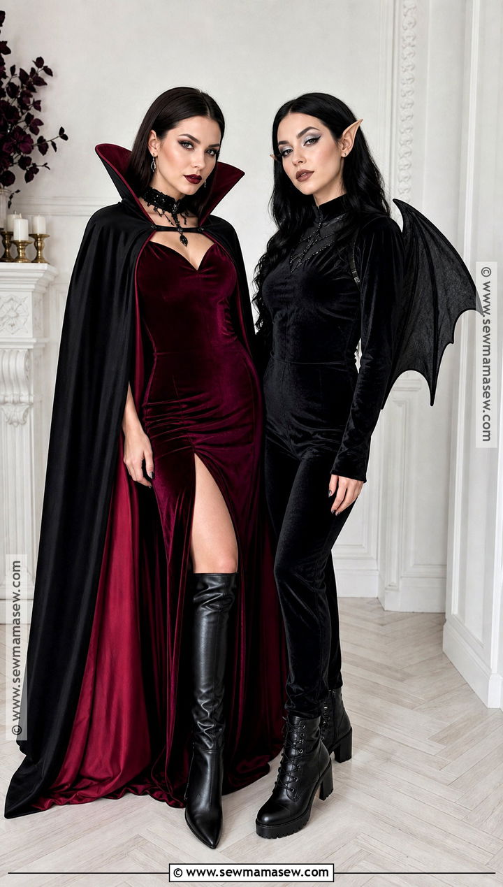 Vampire And Gothic Bat BFF Costume - 35 bff costumes