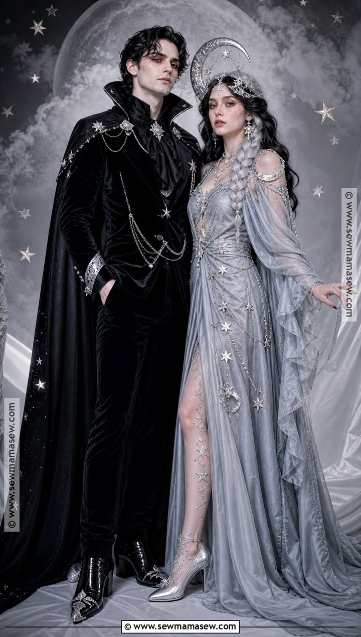 Vampire And Moon Couple Costume - 35 vampire costume ideas for couples