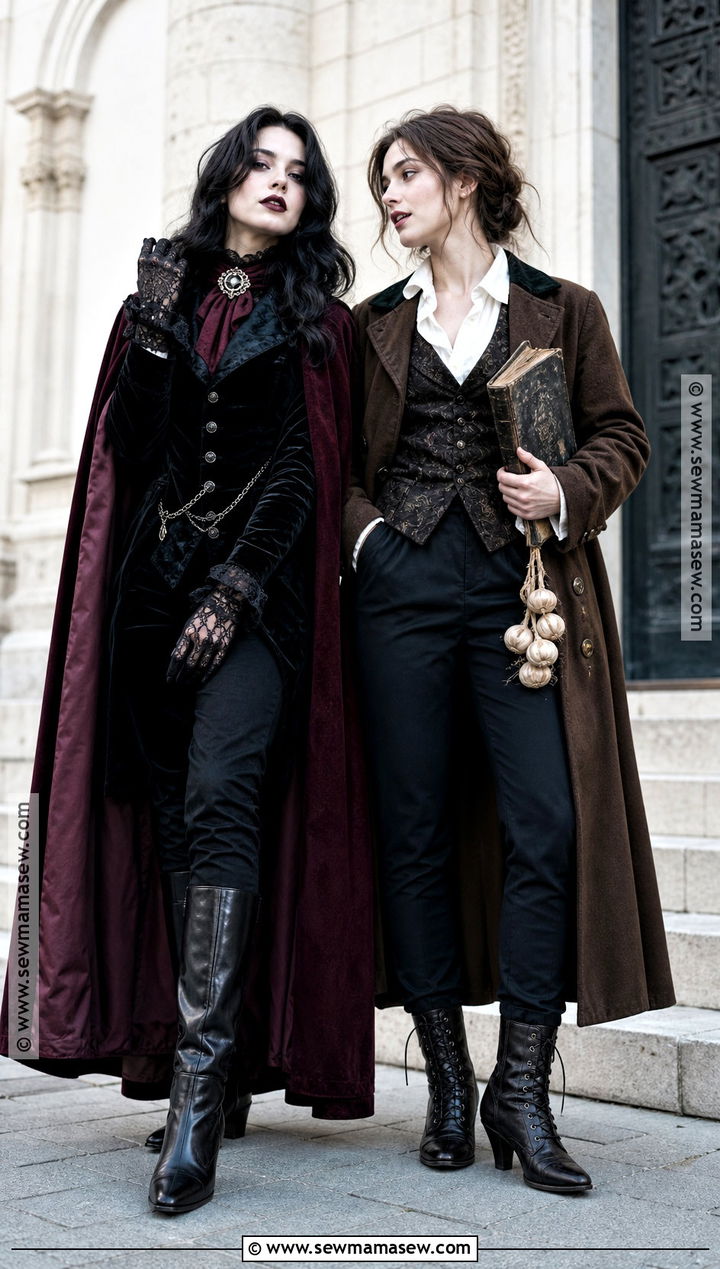 Vampire And Vampire Hunter BFF Costume - 30 halloween costumes for bffs