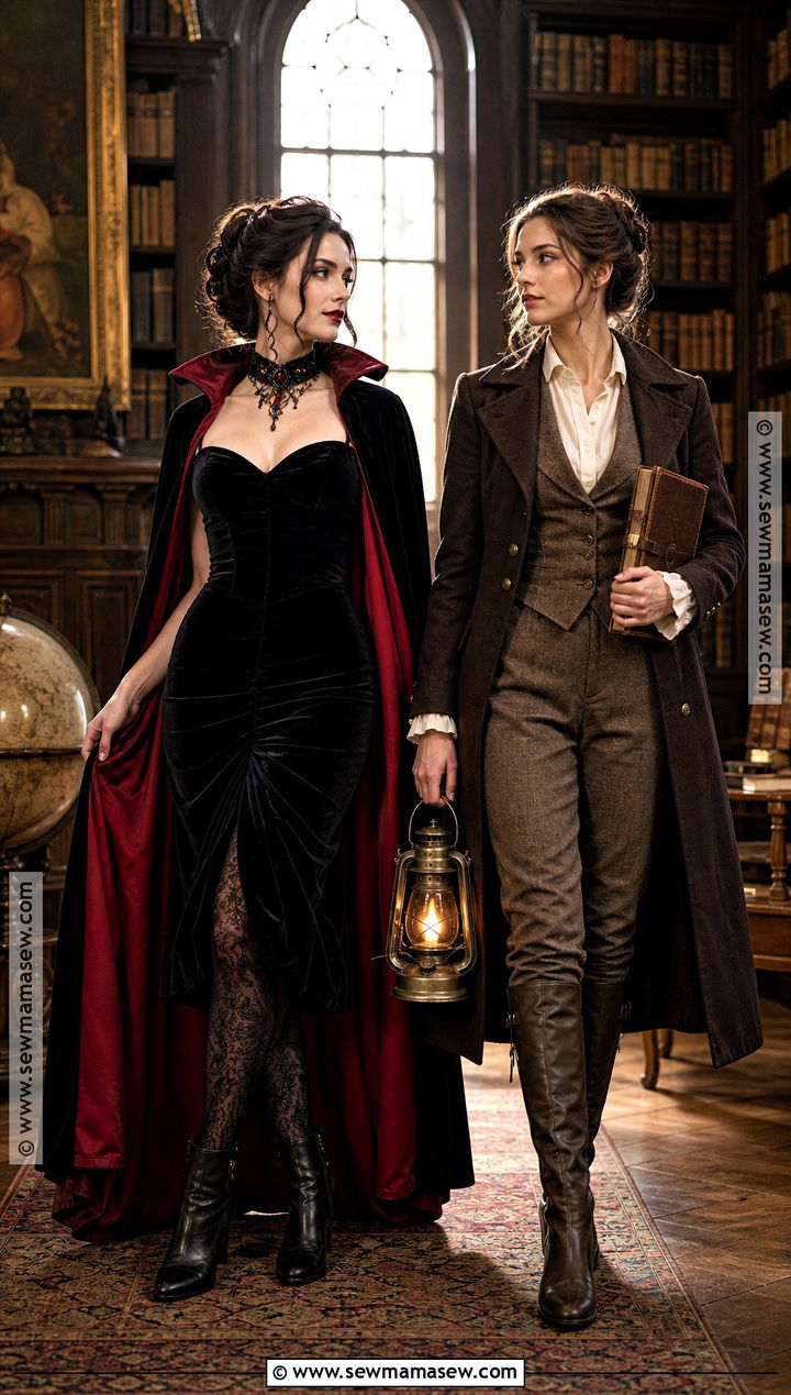 Vampire And Vampire Hunter Costume - 35 female duo costumes