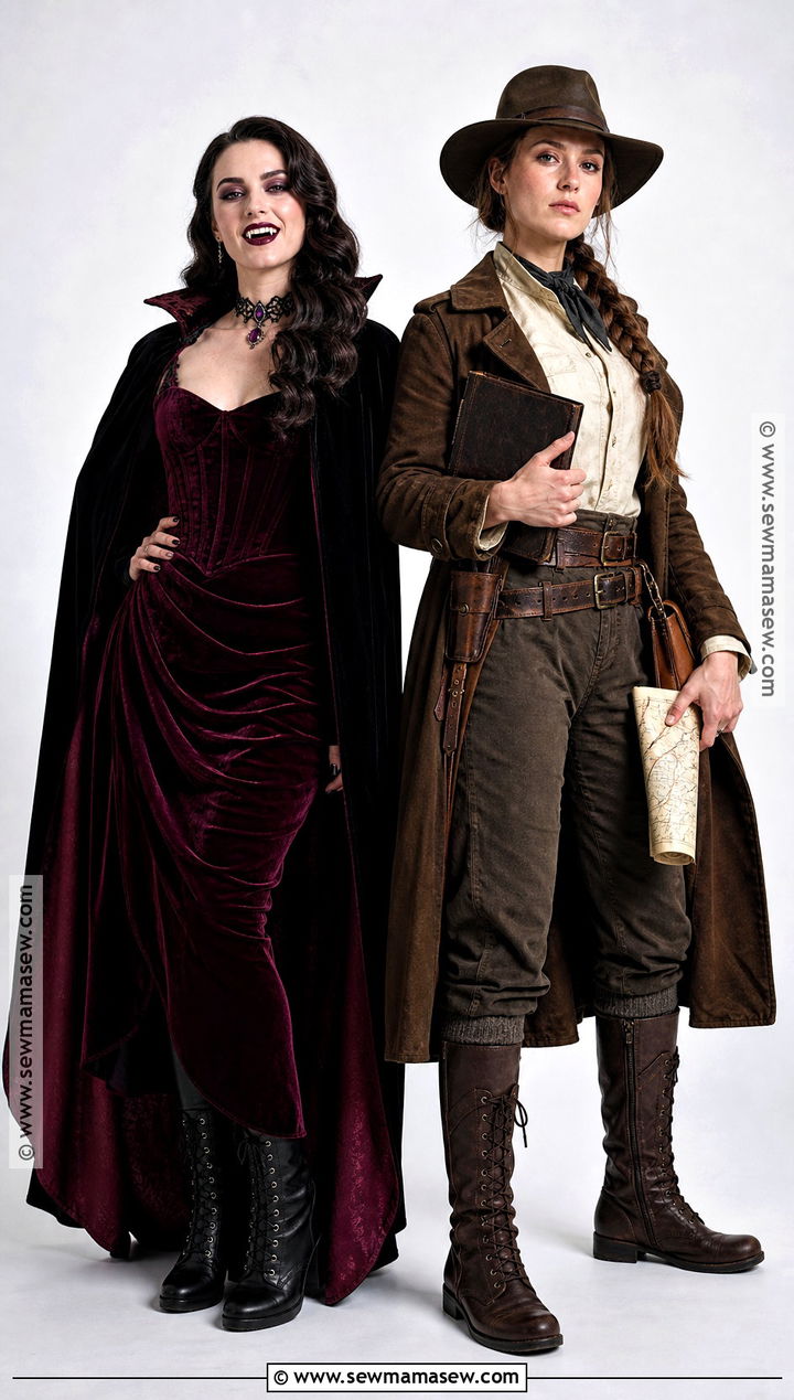 Vampire And Vampire Hunter Duo Costume - 50 vampire costume ideas