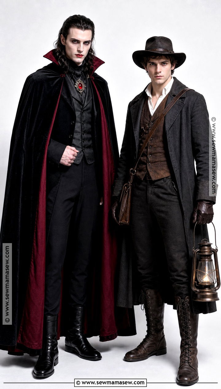 Vampire And Vampire Hunter Duo Costume - 35 easy duo halloween costumes
