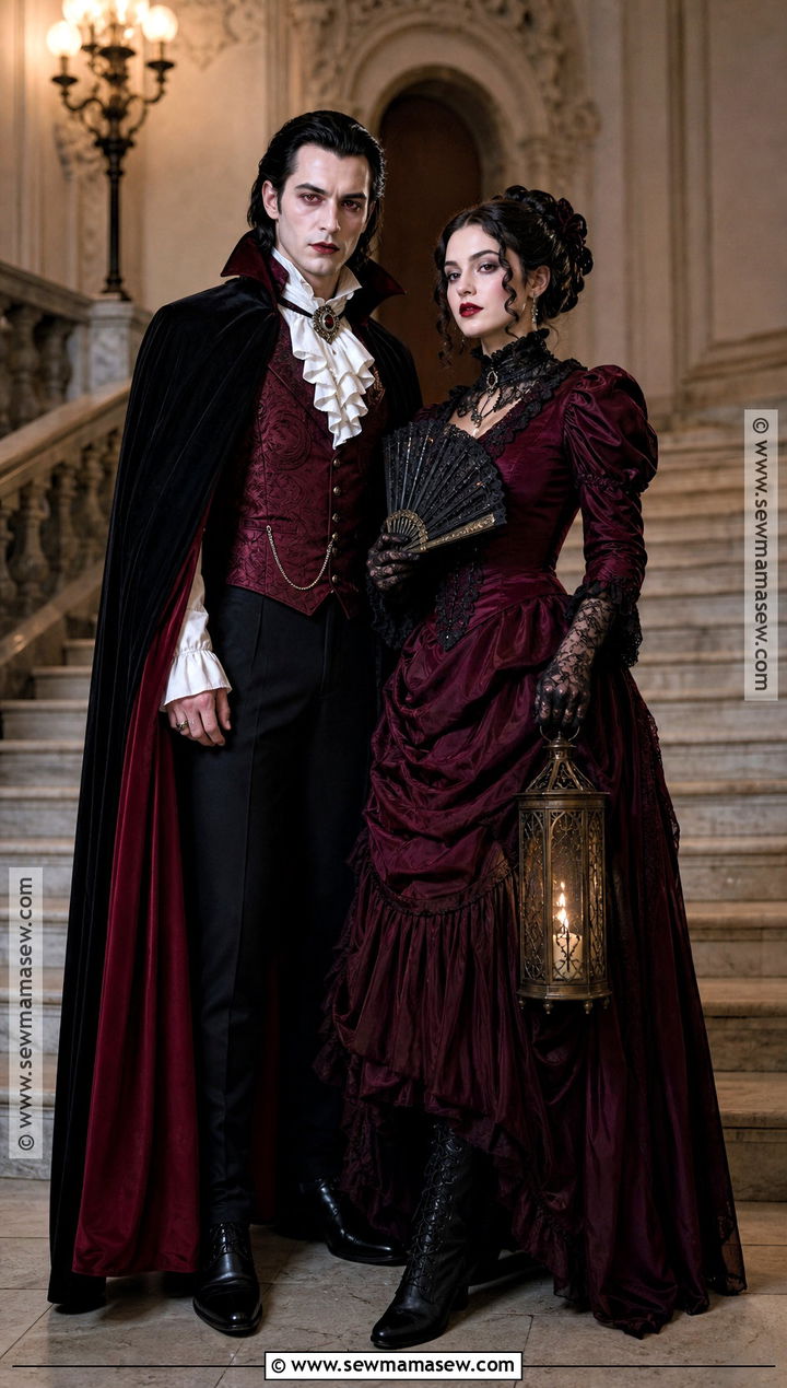 Vampire And Victorian Guest Costume - 30 halloween costume ideas for duos